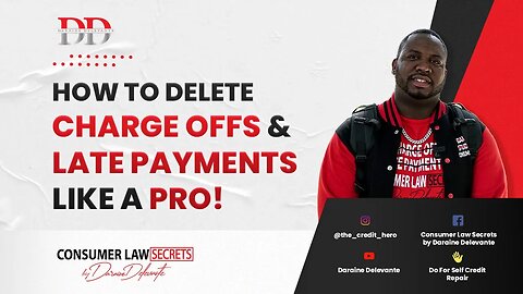 How To DELETE CHARGE OFFS & LATE PAYMENTS like A PRO!