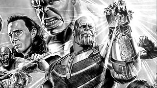 Drawing Avengers: Infinity War - Desenhando - VINGADORES: GUERRA INFINITA.