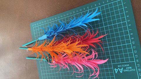 Paper lily flowers . Beautiful and great paper project