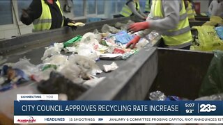 Bakersfield City Council approves recycling rate increase