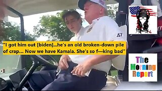 TRUMP calls Biden “old broken-down pile of crap, now we have Kamala”