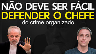 Me compadeci com o sofrimento dos deputados do crime organizado.