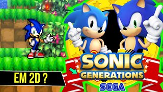 Sonic GENERATIONS 2d ?! - Sonic Fan Games #shorts