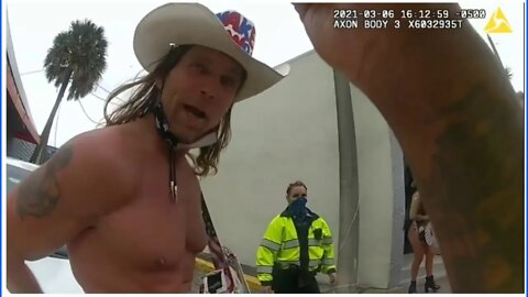 Daytona Police Arrest & Harass Until They Can Arrest For Resisting - Naked Cowboy - Earning The Hate