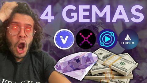 💎 4 GEMAS con MUCHO POTENCIAL | ¿100x con CRIPTOMONEDAS?