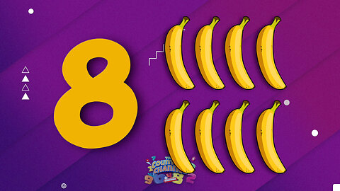 🍌 Banana Bonanza: Counting Bananas IN CHINESE | Join the Tropical Counting Journey for Kids! 🔢