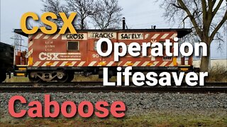 CSX safety caboose