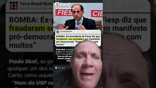 Ex presidente da Fiesp diz que fraudaram sua assinatura. Paulo são não concorda com o documento