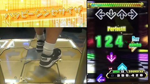 ハッピーシンセサイザ - EXPERT (13) - AA#526 (Full Combo) on Dance Dance Revolution A3 (AC, US)