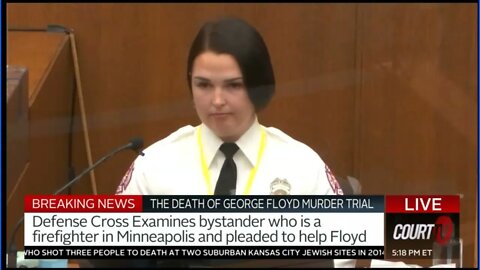 George Floyd Trial Review - Off Duty Female Firefighter - Very Biased & Argumentative Witness - 2