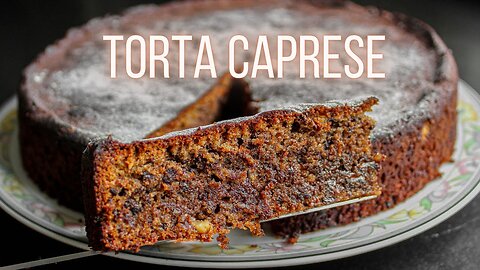 Torta Caprese | Gluten Free Almond Chocolate Cake | How To Make Recipe | JorDinner