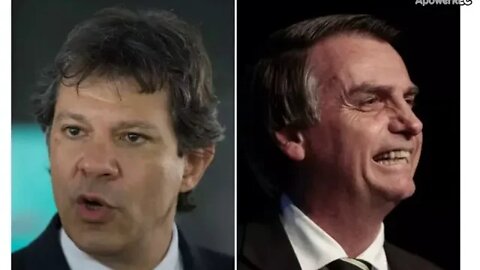 DESCEU A LENHA? Bolsonaro rebate ataque de Haddad com foto de Lula nas mãos da PF