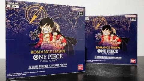 Romance Dawn One Piece card game (unboxing + review)