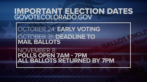 Ballots for Colorado's 2022 general election will start reaching mailboxes soon