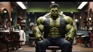 ASMR Giving HULK a Hair Cut | Shave Cream | Clippers | Spray Bottle | ASMR 给浩克剪头发 | ASMR剃须膏|快船|喷雾瓶|把世界抛在身后