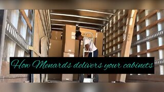 Cabinets are here from #Menards#cabinets￼#debtfreeliving