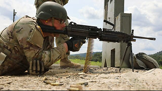 M249 range b-roll