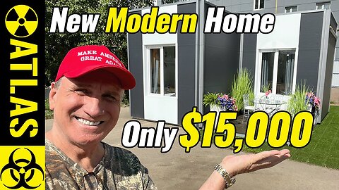 This New $15,000 MODULAR HOME was Built in ONE Day!