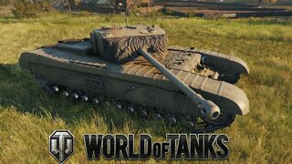 A43 BP Prototype a British Heavy Tank | World of Tanks Cinematic Gameplay