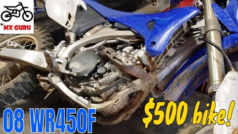 Inner clutch cover gasket and waterpump repair on the 2008 Yamaha WR450f ! EL CHEAP PROJ