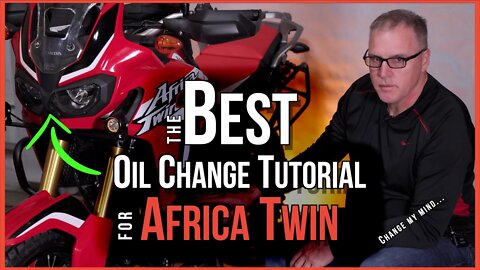 Africa Twin Oil Change - The only video you'll need