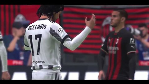 E:257 23-04-05- Juventus Defeat AC Milan - 2-0- UEFA - Quarterfinal - Leg 1 - FIFA 23