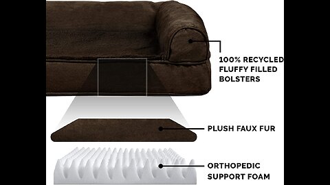 Furhaven Orthopedic, Cooling Gel, and Memory Foam Pet Beds for Small, Medium, and Large Dogs an...