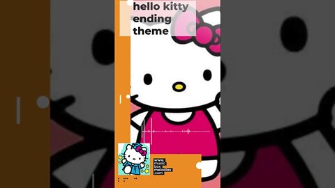 [Music box melodies] - Hello Kitty Ending Theme #Shorts