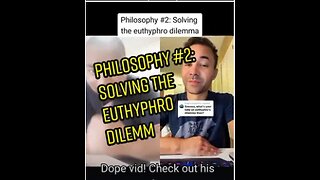 Philosophy #2: Solving the euthyphro dilemma