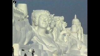 Huge Snow Sculptures