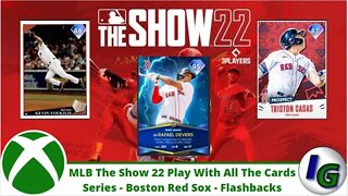 Mlb The Show 22 Play With All The Cards Series Boston Red Sox Flashback Cards Edition on Xbox