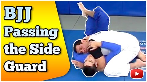 Brazilian Jiu Jitsu Grappling -Passing the side guard featuring Master Marcus Vinicius Di Lucia