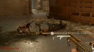 Enemy Triggers Mine, Gets Headshot (COD WW2)