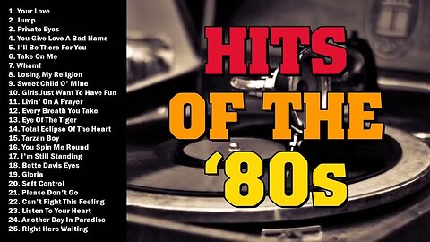 Greatest Hits 1980s Oldies But Goodies Of All Time - Best Songs Of 80s Music Hits