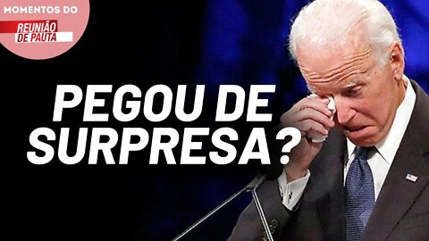 A reação de Biden ao saber da ação da Rússia na Ucrânia | Momentos do Reunião de Pauta