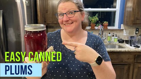Canning Simple and Delicious Plum Preserves | Every Bit Counts Challenge