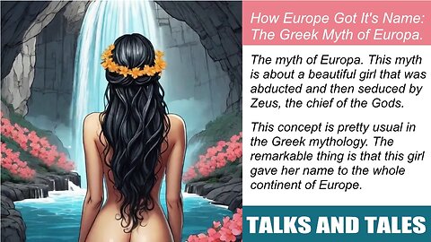 How Europe Got It's Name: The Greek Myth of Europa.