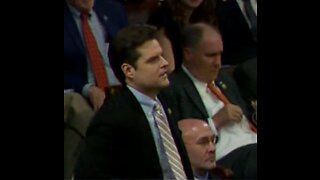 Patriot Matt Gaetz casts his vote for Trump - for Speaker of the House