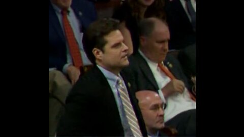 Patriot Matt Gaetz casts his vote for Trump - for Speaker of the House