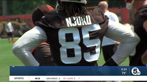 'Everything comes full circle': Browns TE David Njoku reacts to new contract