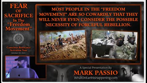 Mark Passio - Fear Of Sacrifice In The Freedom Movement