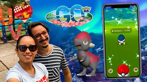 BRILHOU DEMAIS no Ultra Desbloqueio! Cranidos SHINY, Shieldon SHINY e MAIS! @FrauLorelei Pokémon GO