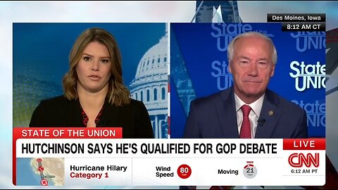 Asa Hutchinson Claims Trump Isn't Qualified To Be President
