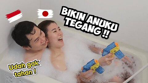 JAPANESE WIFE! SMOOTH THAT IS HUGE! || shower with my wife