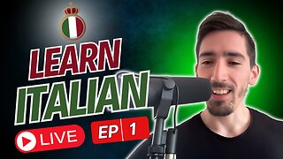 Learn Italian LIVE #1 | TOP 3 Italian Tenses