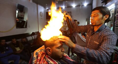 Amazing hairdresser