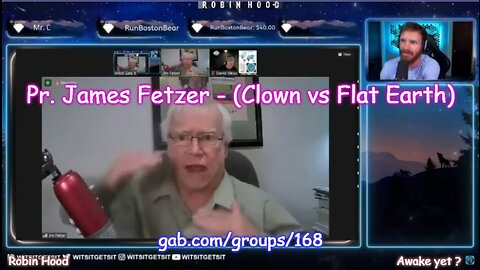 Professor James Fetzer - (Clown vs Flat Earth)
