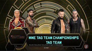WWE Fastlane The Judgment Day vs Cody Rhodes & Jey Uso for the Undisputed WWE Tag Team Titles