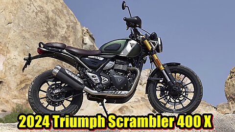 2024 Triumph Scrambler 400 X Rounds Out Scrambler Line