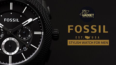 Buy Now Fossil Black Dial Branded Luxury Wristwatch For Men | #fossil #brandedwatch #luxurywatches